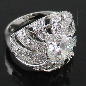 Victoria Wieck 3.89ct Absolute "Sunray" Dome Ring